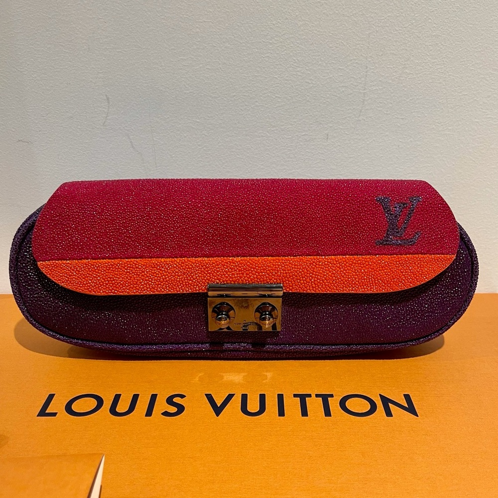 Louis Vuitton Collectable Galuchat Maestria Clutch